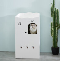 CatS Design Katzenklo hochwertig Holz Katzentoilette...