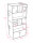 CatS Design Kratzbaum Katzenspielturm xxl große Katzen stabil Maxi Schrank BS1
