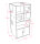CatS Design Kratzbaum Katzenspielturm xxl große Katzen stabil Mini Schrank BS2